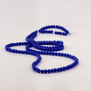 Glass Beads Blue (4mm)