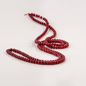 Γυάλινες Χάντρες Μπορντό (4mm)
