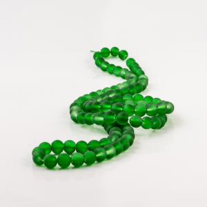 Γυάλινες Χάντρες Πράσινο Οπάλ (8mm)