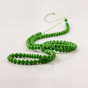 Glass Beads Green (6mm)