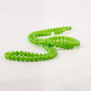 Γυάλινες Χάντρες Λαχανί (6mm)