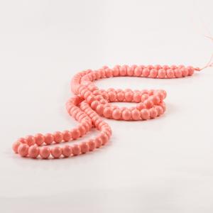 Glass Beads Pink (6mm)