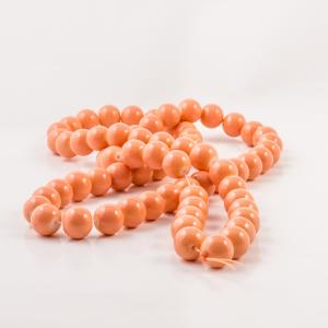 Γυάλινες Χάντρες Πορτοκαλί (12mm)