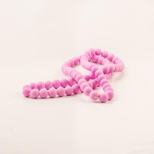 Rubber Beads Pink (10mm)