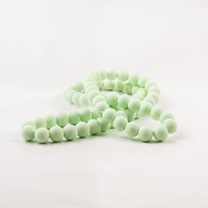 Rubber Beads Bright Green (10mm)