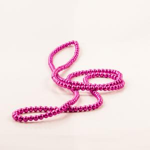 Glass Pearls Fuchsia (4mm)