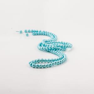 Glass Pearls Turquoise (6mm)