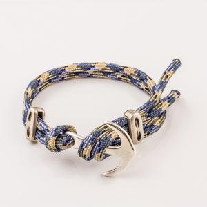 Mountaineering Bracelet Blue-Beige