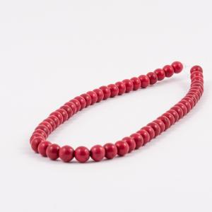 Coral Beads Row (8mm)