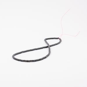 Χάντρες Αιματίτης (3mm)