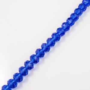 Σειρά Πολυγωνικές Χάντρες Μπλε 10mm