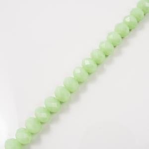 Polygonal Beads Bright Green Matte 10mm