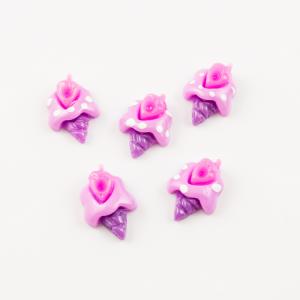 Acrylic "Ice Cream Cones" (1.2x0.9cm)