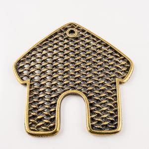 Bronze "House" (7.4x7.2cm)