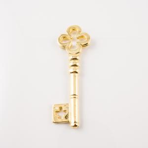 Gold Plated "Key" (6.5x2.2cm)
