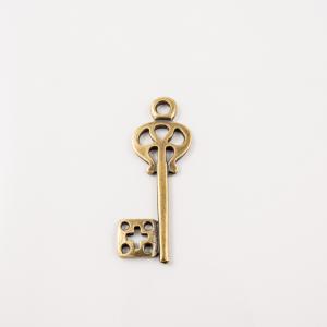 Μπρούτζινο "Κλειδί" (4.7x1.6cm)