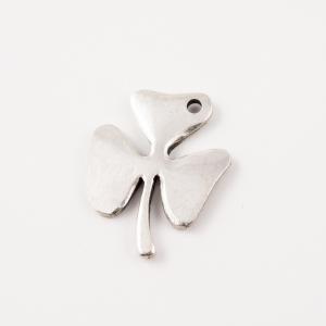 Μεταλλικό "Τριφύλλι" Ασημί 2.6x2cm