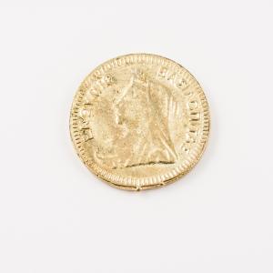 Gold Plated "Coin" (2.4cm)
