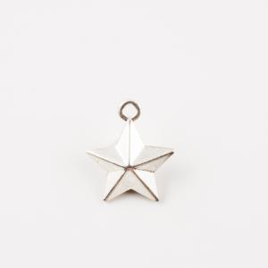 Metal "Star" Silver (1.5x1.2cm)