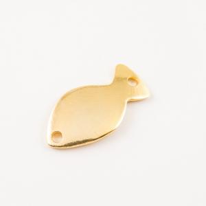 Gold Plated Fish (2.8x1.5cm)