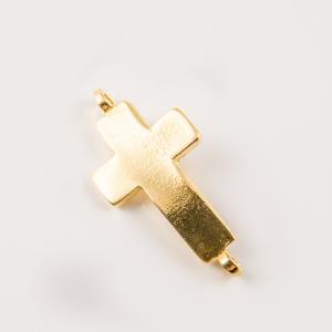 Gold Plated Cross (3.5x1.7cm)