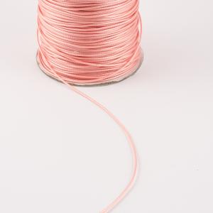 Waxed Linnen Cord Pink (1mm)