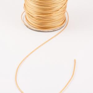 Waxed Linnen Cord Gold (1mm)