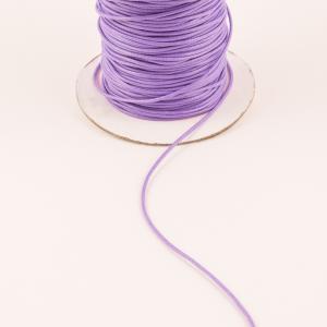 Waxed Linnen Cord Lilac (1mm)