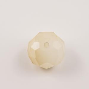 Πολυγωνική Λευκό-Μπεζ Μεταλλιζέ (13mm)