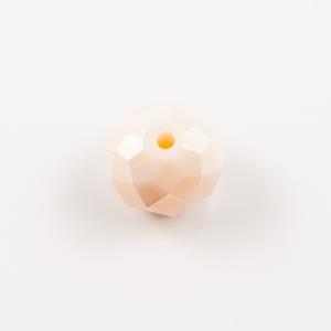 Πολυγωνική Λευκό-Μπεζ Μεταλλιζέ (11mm)