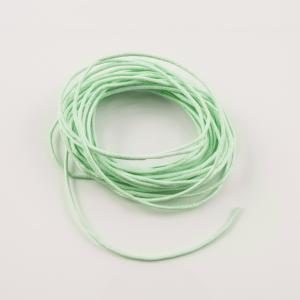 Waxed Cotton Cord Seafoam Green 1mm