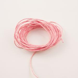 Waxed Cotton Cord Pink 1mm