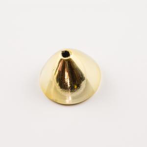 Ακρυλικό Καπελάκι Χρυσό (2.7cm)