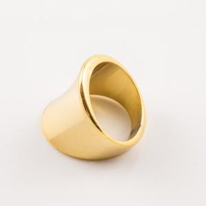 Acrylic Hoop Ring Gold