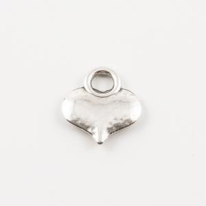 Metal Heart Silver (1x0.9cm)