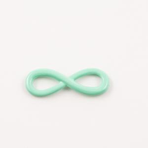 Metal Infinity Seafoam Green (2.4x0.8cm)