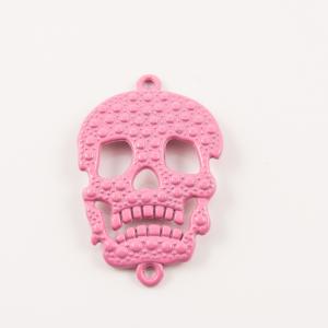 Metal Skull Pink 3.4x2.2cm
