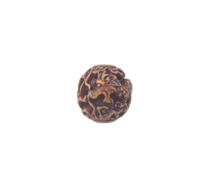 Acrylic Bead Carved (2x1.5cm)