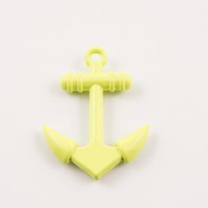 Μεταλλική Άγκυρα Κίτρινη 2.6x2cm
