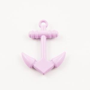 Μεταλλική Άγκυρα Λιλά 2.6x2cm
