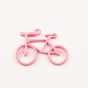 Metal Bicycle Pink 3.2x2.4cm