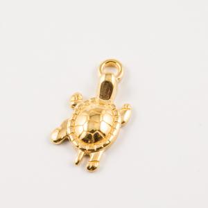 Gold Plated Turtle (2.3x1.2cm)