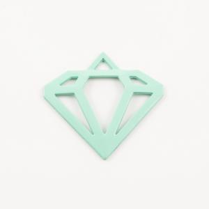 Μεταλλικό Διαμάντι Βεραμάν 3x2.8cm