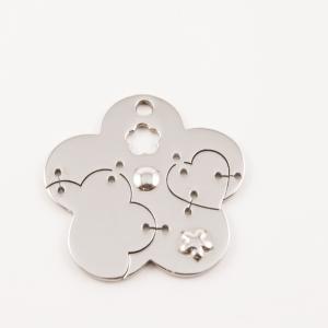 Ατσάλινο Λουλούδι (3.2x3.2cm)