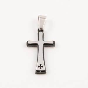 Steel Cross (3.6x1.7cm)