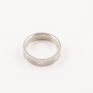 Steel Ring "Adidas"