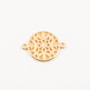 Gold Plated Item Snowflake (2x1.5cm)