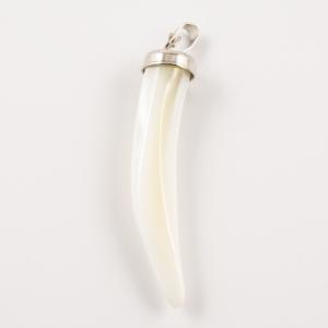 Nacre Tooth (4.2x0.8cm)