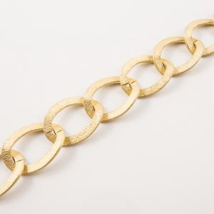 Gold Plated Aluminum Chain (3.5x2.5cm)
