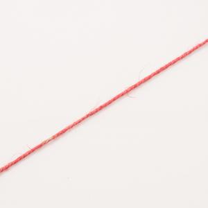 Flax Cord Coral 1mm
